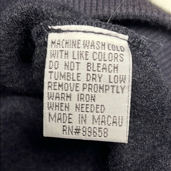 Navy Blue Men's Sweatshirt Lake Erie Large - Picture 5 of 8